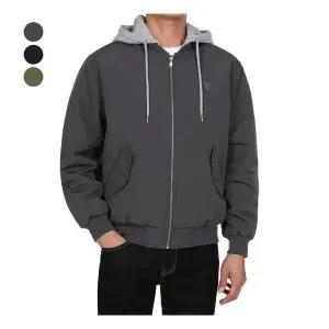 [게스] 남성 HOODIE BOMBER JACKET KO4W08C2