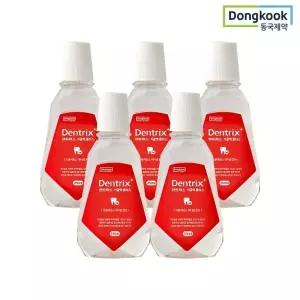 동국제약 덴트릭스 가글액 플러스 250ml 5개 구강청결제 입냄새제거 구취제거
