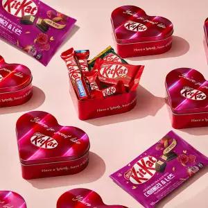 [네슬레] 킷캣 하트틴케이스+더블베리너츠10입