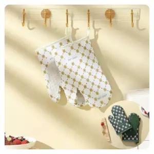 실리콘 오븐 장갑 2p/요리용/보호/전자렌지/냄비/열차단/손잡이/주방/패드/글러브/부엌/다용도/코팅