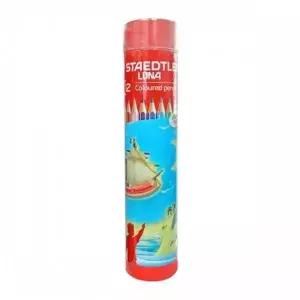 스테들러 루나 12색 원형 틴케이스 색연필 136 M12 TH (1개입)