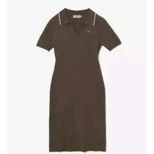 [롯데백화점]예일 여성용 슬릿넥 니트 반팔 원피스 (YFM1OP201A)