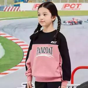 [팬콧키즈] PCT 크루 오버핏 맨투맨(DUST PINK)