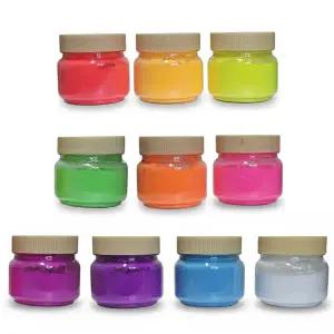 형광 안료 200ml 10종 중 선택/UV 블랙라이트 네온 아트 영남상사