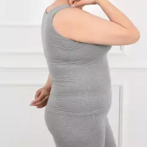 여성 빅사이즈 면스판 베이직 런닝 민소매 나시