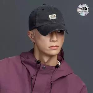[노스페이스] [노스페이스 공식] NE3CR51M 화이트라벨 스탠다드 볼캡 데님 JET BLACK