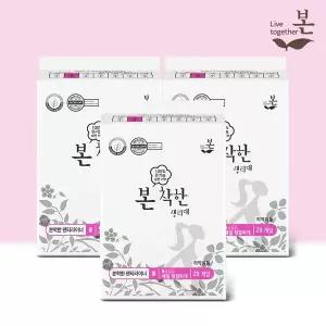 [유기농본]착한 유기농 생리대 롱팬티라이너 28P, 3팩