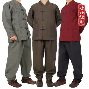 남성 남자 생활 개량 계량 한복 저고리 바지 절복 법복 승복 봄 가을 일상세트