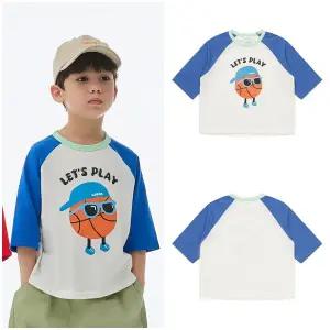 [대구백화점] [래핑차일드]7부 라글란 그래픽 티 BL(86129-331-35)