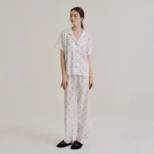 [갤러리아] [오르시떼] 여성 H025 애머리스 반소매+9부팬츠 파자마 세트