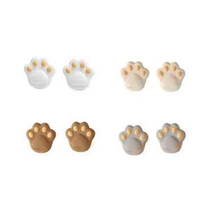 가구 테이블 코너 부딛침방지 예쁜 고양이발 모서리 보호대 쿠션 4P 안전용품 머리