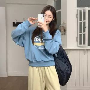 알츠미 코튼 프린팅 맨투맨