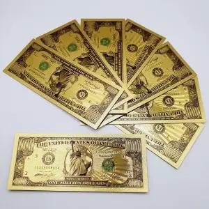 행운의 100만달러 백만달러 백만불 지폐 복돈 미국 가짜 화폐 모형 기념품 장식품