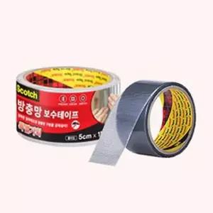 3M 방충망 테이프 모기장 보수 큰롤/틈새/구멍/수리/벌레/해충/차단/막이/스티커/모기/파리/방지/부착식/틈