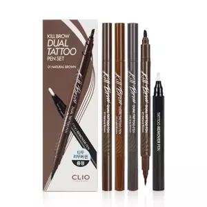 클리오 킬 브로우 듀얼 타투 펜 03호 그레이 브라운 0.6g 1개 - R