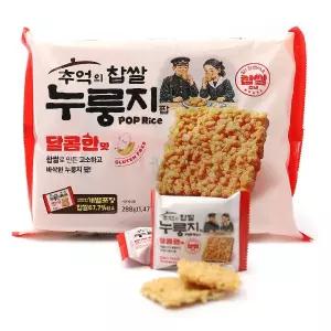 한마루 추억의찹쌀 누룽지팝 달콤한맛 288g(24g x12입) (낱개)