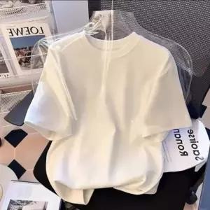 2장 여름 순면 무지 반팔 티셔츠 흡수력 킹 220g 20수