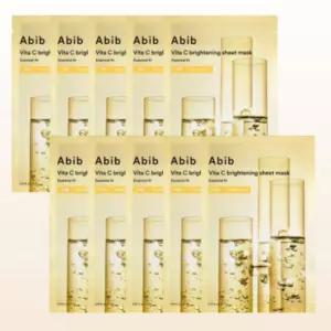 아비브 마스크팩 시트 톤업 수분 물광 비타 C 10매 BNA