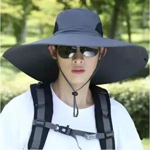 15cm빅챙 빅사이즈/창넓은/큰챙/바캉스/남자/등산모/사파리/자외선/휴가/해변/작업/남성/모자/썬캡/햇빛