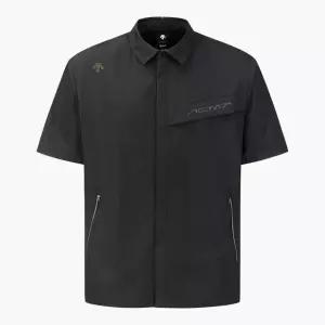 데상트골프 아크먼트(ACMT) 남성 반팔 셔츠 점퍼 BLACK DR22MFBL43 BLKG