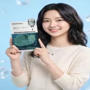 메디힐 에센셜 마스크 마데카소사이드 마스크팩 10매 (+1매)