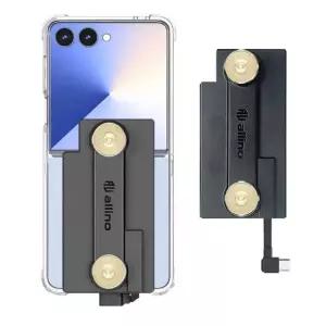 오토바이 배달대행 범퍼 투명 젤리케이스와 알리노 C타입충전패드 딱판 찍판 자석거치대 충전용