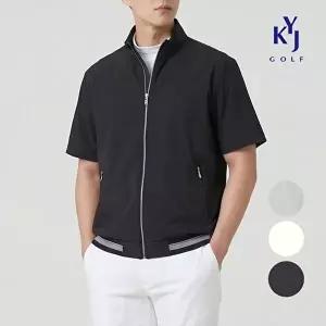 [KYJ 김영주골프]김영주골프 봄가을 기능성 집업 아노락  바람막이 남성 반팔 골프 점퍼 DQSMJP03
