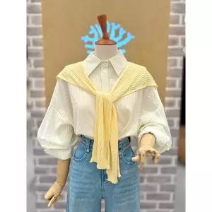 [레코브](신세계 사우스시티)(SET) 숄세트 스트라이프 셔츠 (LC31F5NB519S)