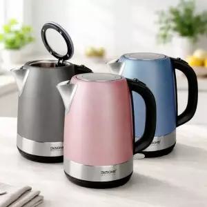 키친아트 렉스 전기포트 가정용 무선 커피포트 대용량 1.7L 전기 주전자