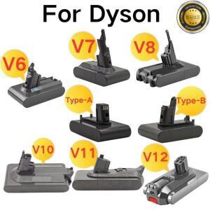 다이슨 호환 충전식 배터리 V6 V7 V8 V10 Type-A 진공 청소기 DC34