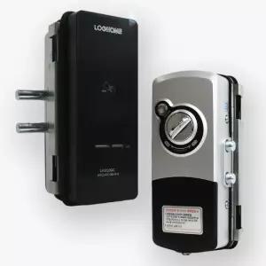 LH310GC 클립형 유리문 전용 보조키 상가 매장 사무실 공중화장실 번호키+카드키