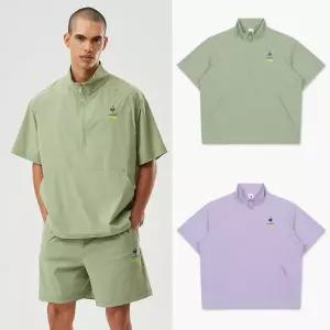 [롯데백화점]르꼬끄 [택가 119000원]공용 씬플렉스 반팔 하이넥 아노락 QP223GJK43