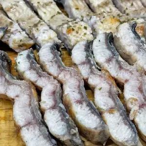 캠핑장장어 고창 풍천 초벌 장어 1kg 국내산 고급 급냉 민물장어