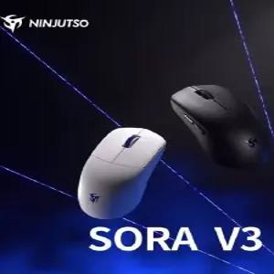 NINJUTSO 소라 V2 V3 8K 무선 마우스 39g 게이밍 고성능 광마우스