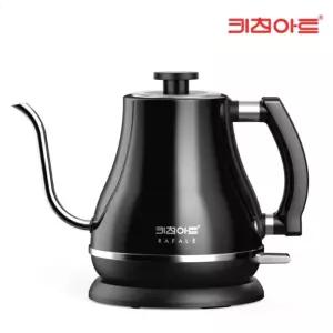 키친아트 드립포트 핸드드립 커피 주전자 전기 포트1.2L 블랙