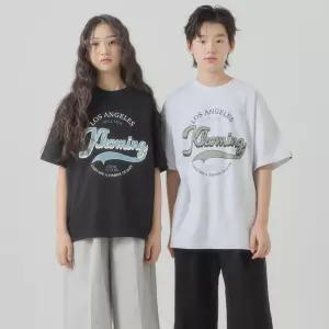 아동 주니어 남아 여아 공용 초등 중등 데일리 티셔츠 엔젤 반팔 티