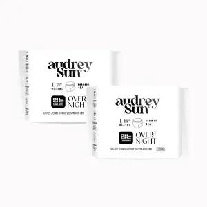 [오드리선]그린웨이 입는오버나이트 팬티형생리대 유기농 순면 TCF 대형(4P) X 2팩