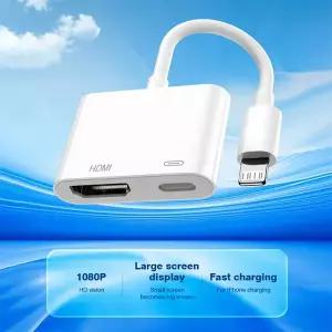 HDMI 디지털 AV 어댑터 아이폰 호환 14 13 아이패드 호환 라이트닝 HDMI 비디오 및 오디오 동기화 화면 변