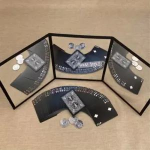 빛 반사 착시 연출용 접이식 삼면 거울 마술 연습 도구 과학준비물 시험