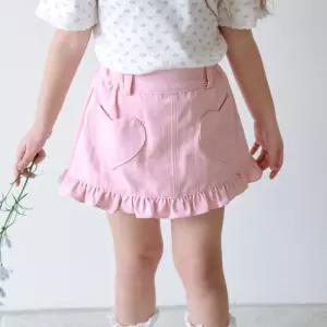 프릴 하트 치마 ANN 유아동 여자아이 여름옷 코디