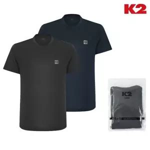 [K2](강남점)GMM26281 [2PACK] 남여공용 여름 기능성 반팔 티셔츠 BOOST ON_1+1 멜란지 밸류 패키지