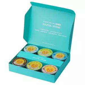 자일리톨스톤 무설탕 캔디 6종 선물세트(70gx6개) 자일리톨 사탕