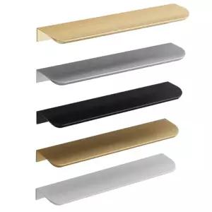(J200)심플 브러시드 골드 가구손잡이 600mm문 DIY 셀프 도어부속품 부속품 슬라이딩 고급