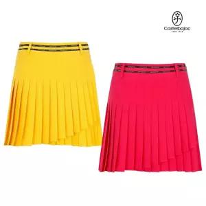 까스텔바작 여성 골프 여름 언발란스 주름 랩 치마 스커트 BG-EMCU701