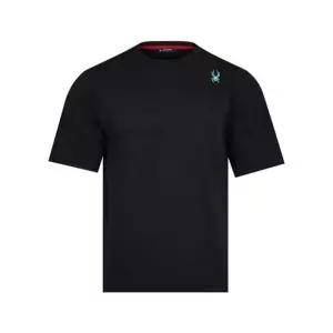 [스파이더]SPYDER 남성 슬로건 반팔 티셔츠 FM1SPKMCNRS305M-BLK