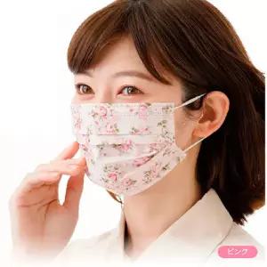 일본 니즈 1회용 꽃무늬 마스크 덴탈 비말차단 미세먼지 예쁜 플라워 마스크