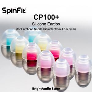 SpinFit CP100 PLUS HIFI 이어폰 노즐 직경 4.5-5.5mm CP100PLUS용 실리콘 이어팁
