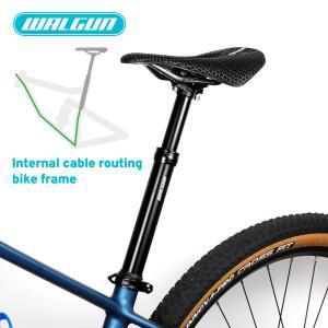 MTB 용 자전거 시트 포스트 원격 드로퍼 272 309 316mm 조정 가능한 높이 와이어 제어 유압 내부 라우팅