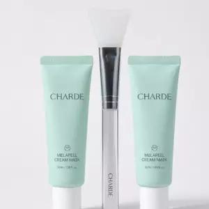 정선희 기미팩 2개+브러시 세트 멜라 크림 멜라크림 멜라필 멜라닌