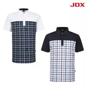 남성 체크 블록 요꼬에리 티셔츠(X2TSV2549)2종 택1